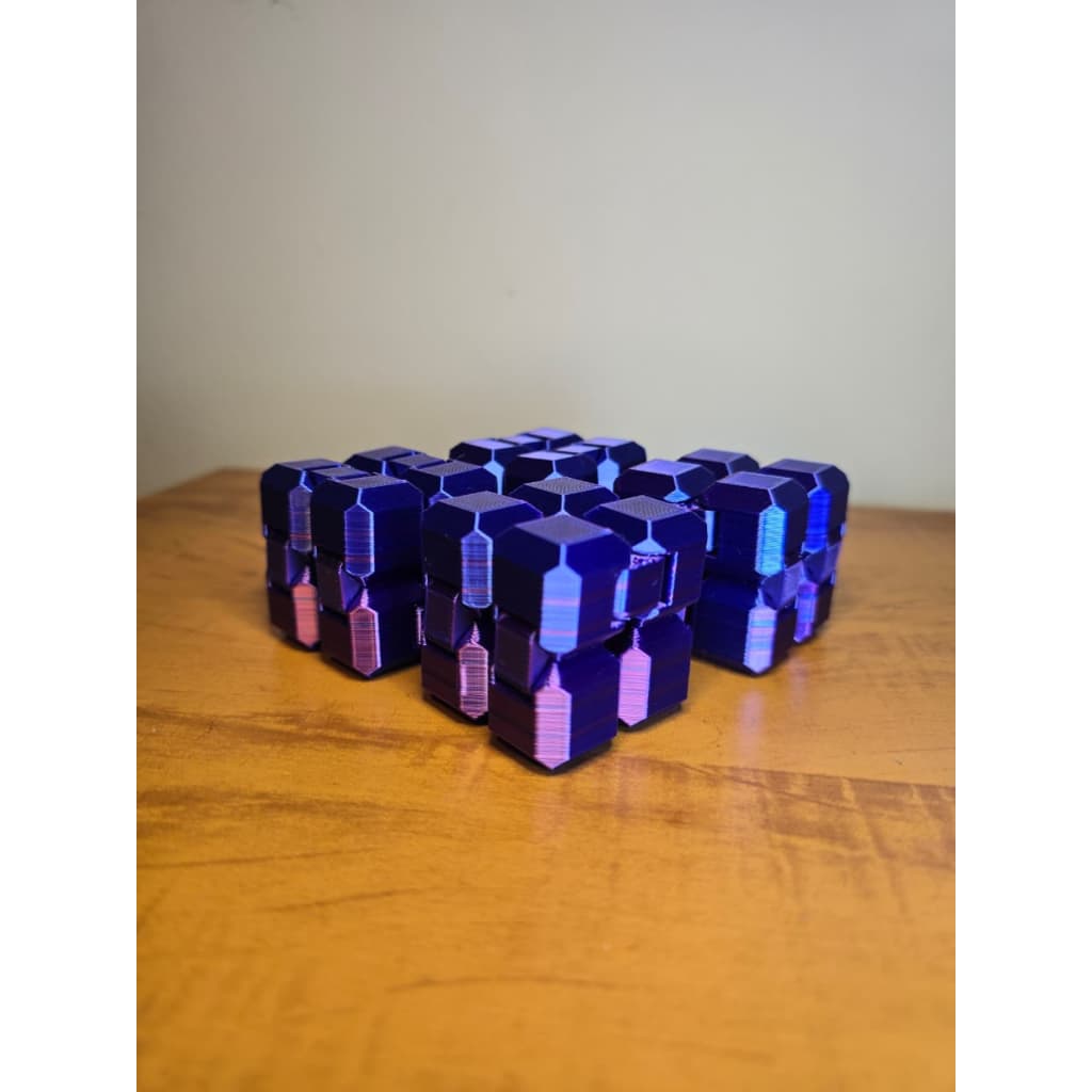 Cubo Infinito Sensorial Impressão 3D em PLA