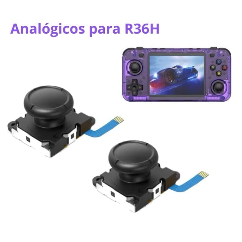 Analógico 3D substituição R35 R36s R36H RGB20s RG40xx RG505 RG405 RG556 Joy-con Nintendo Switch e outros