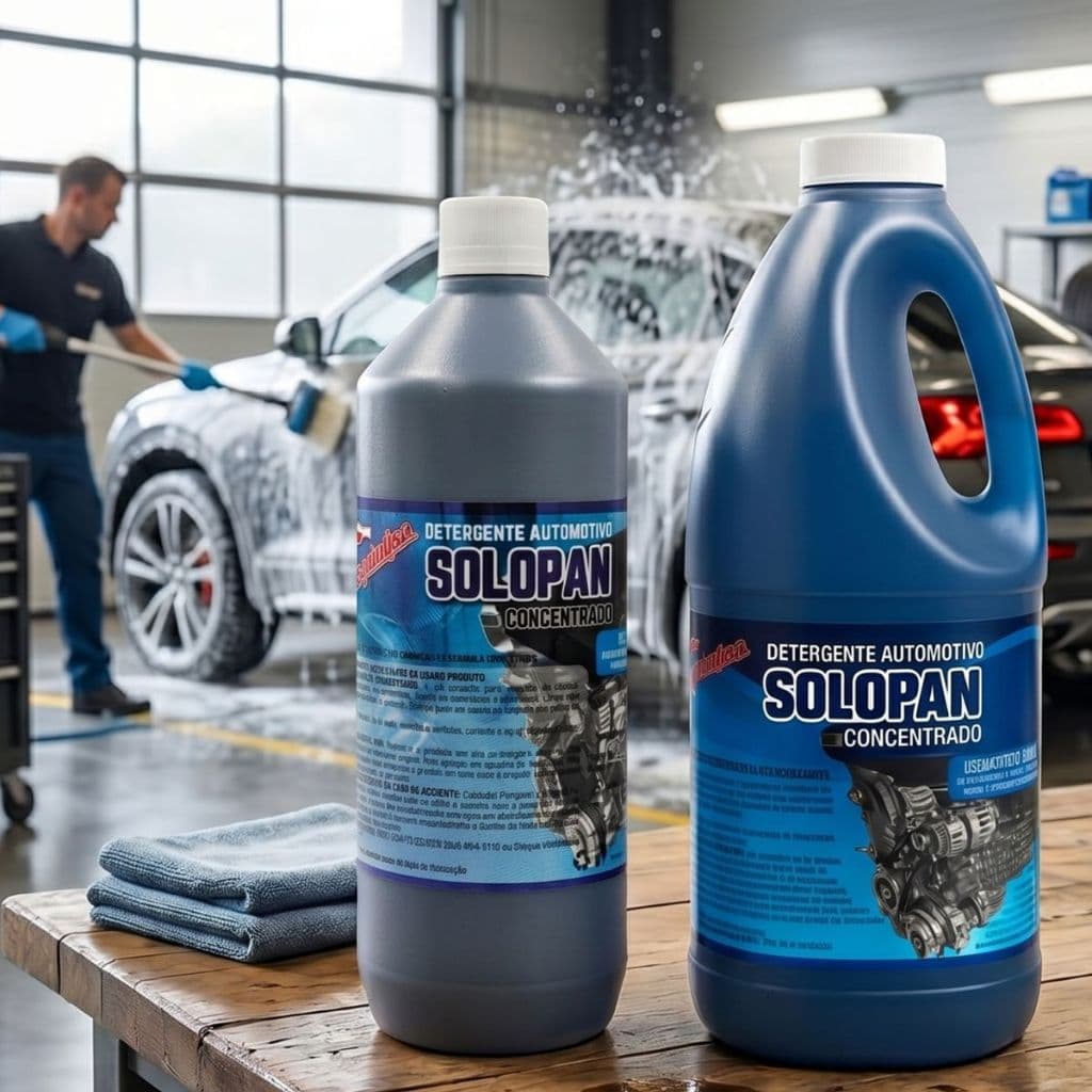 Solupan Desengraxante Concentrado Remove Óleo Graxa  Solopan Limpa Motor Chassis Rende 40L