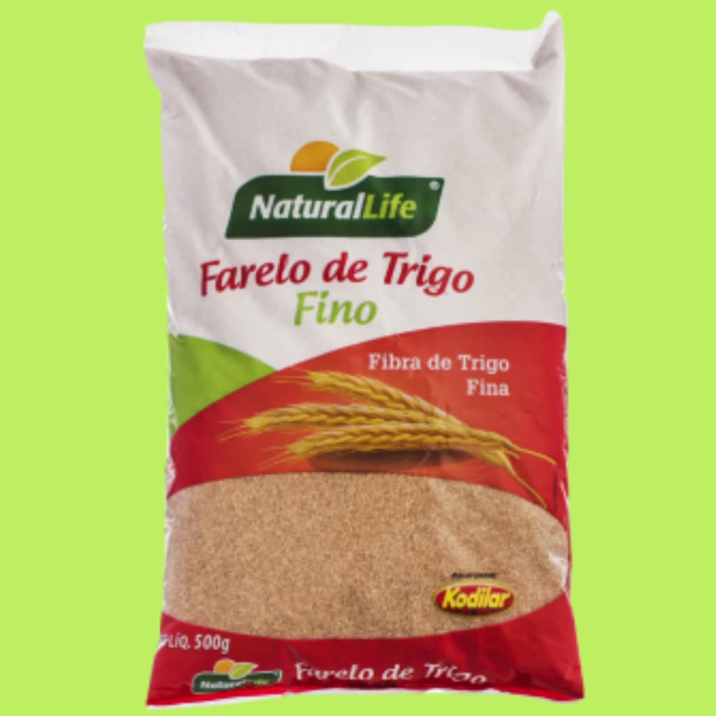 Farelo de Trigo Fino Kodilar 500g Natural Life
