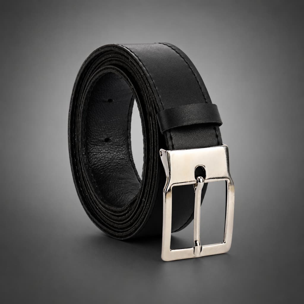 Cinto Masculino Couro Social Ajustável Elegante Premium