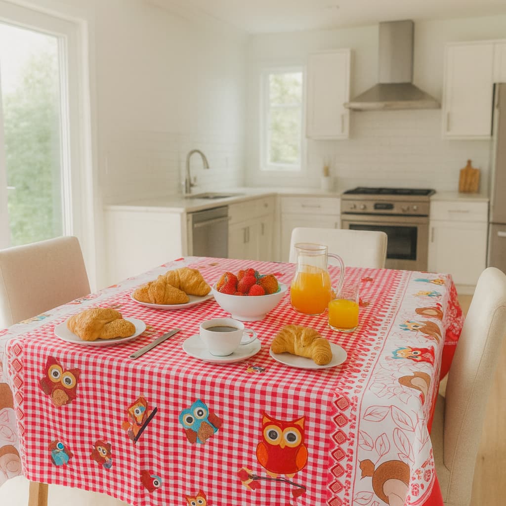 Toalha de Mesa Versátil 145x140cm para Todas Ocasiões - ENVIO SORTIDAS