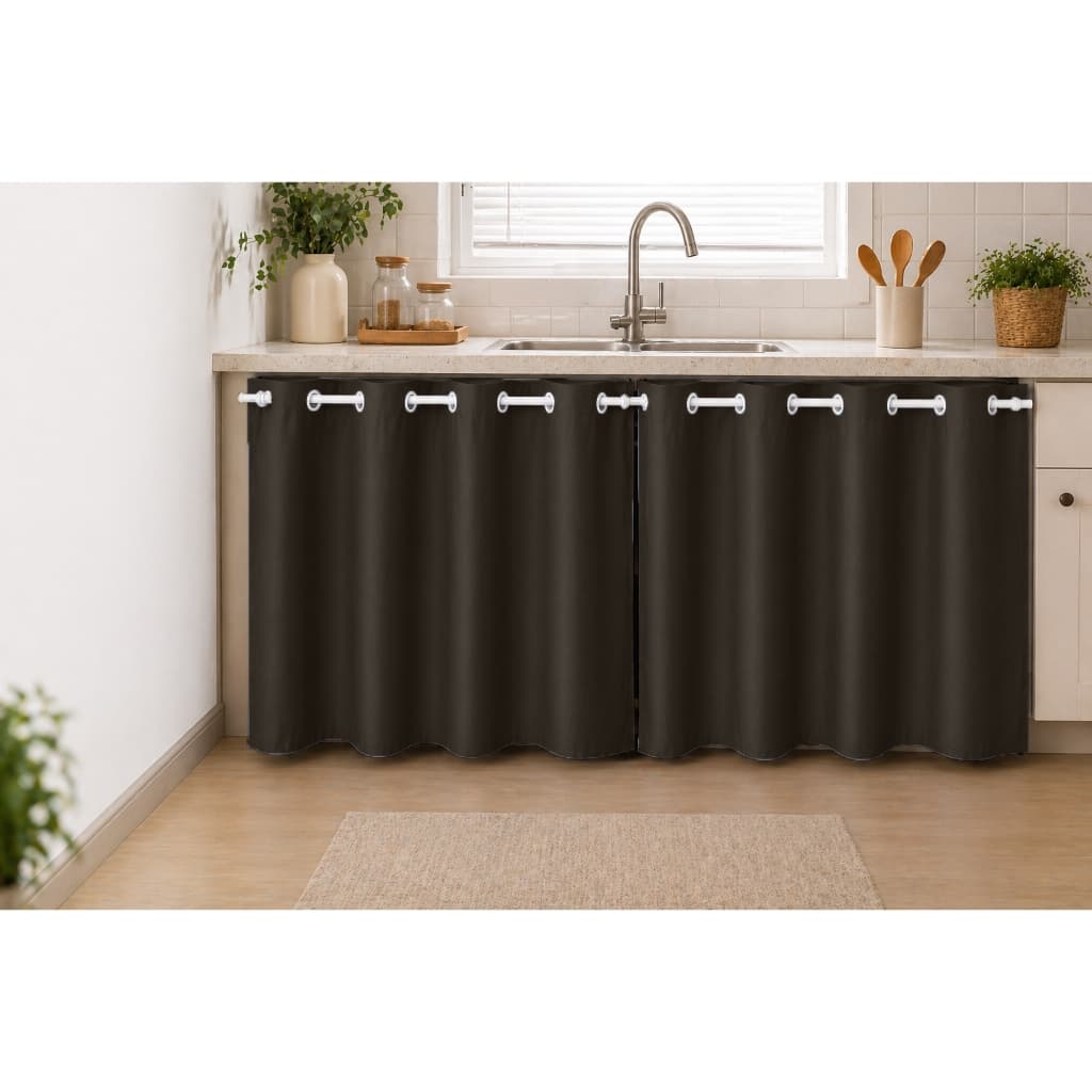 Cortina Pia De Cozinha Pvc Impermeavel E Antimofo 2,80x0,80