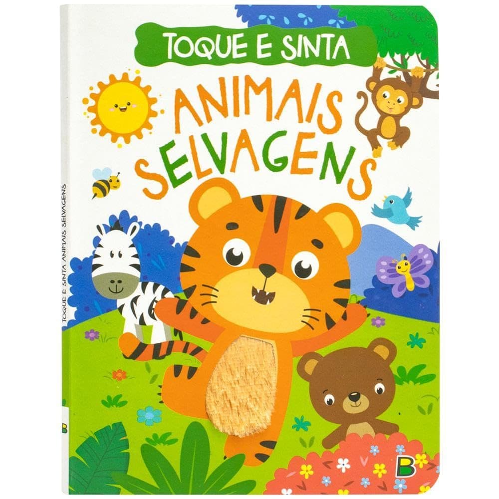 Livro - Toque e Sinta: Animais Selvagens