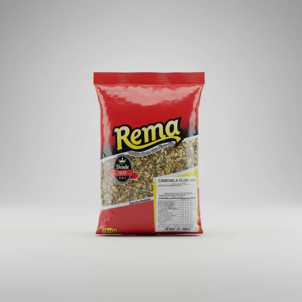 Camomila Em Flor Rema 100g Natural