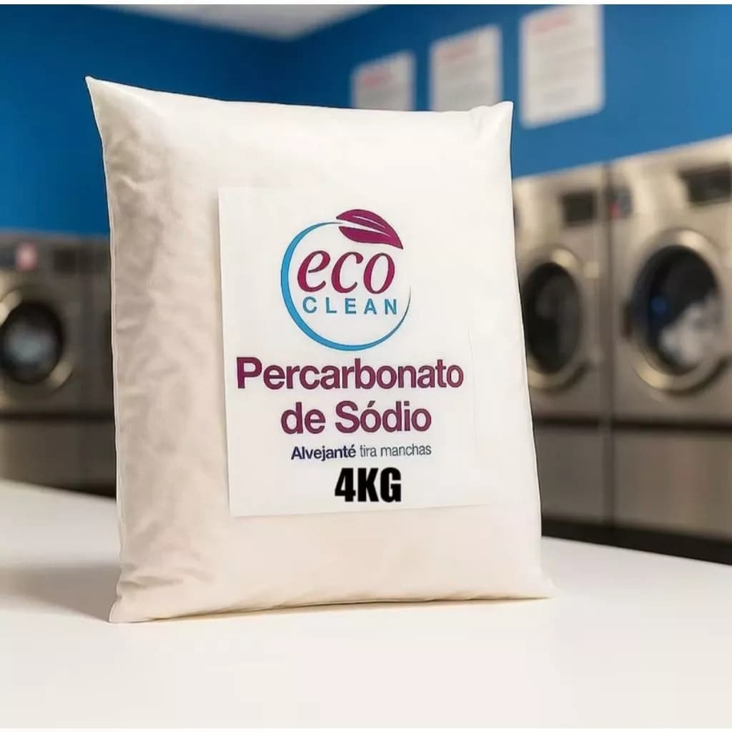 Percarbonato de Sódio 100% Puro Tira Mancha Potente Sem Cloro 1KG 2KG 4KG