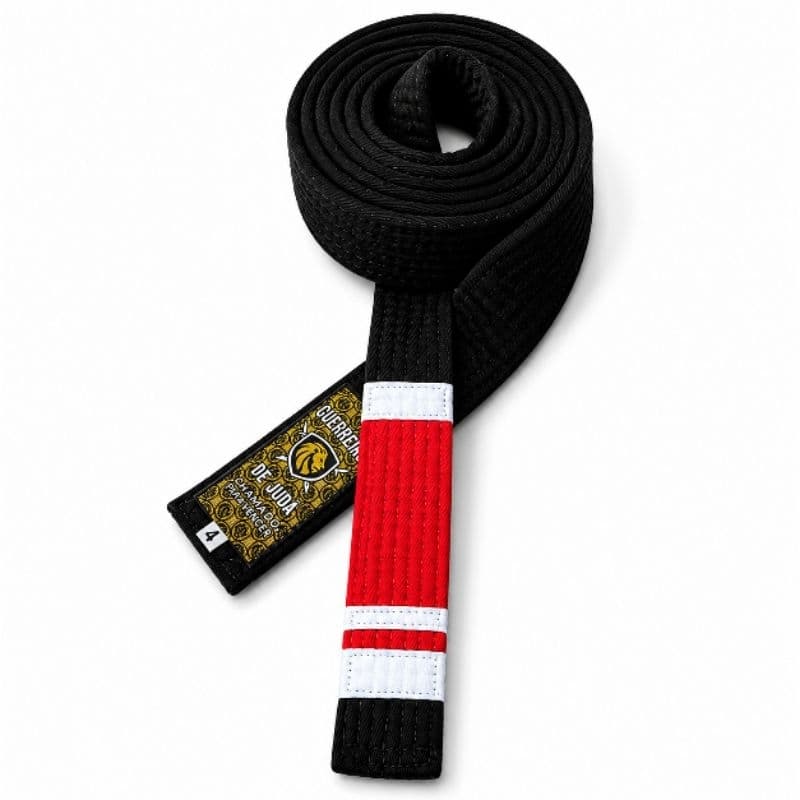 Faixa preta de jiu-jitsu com 01 Grau e aparador