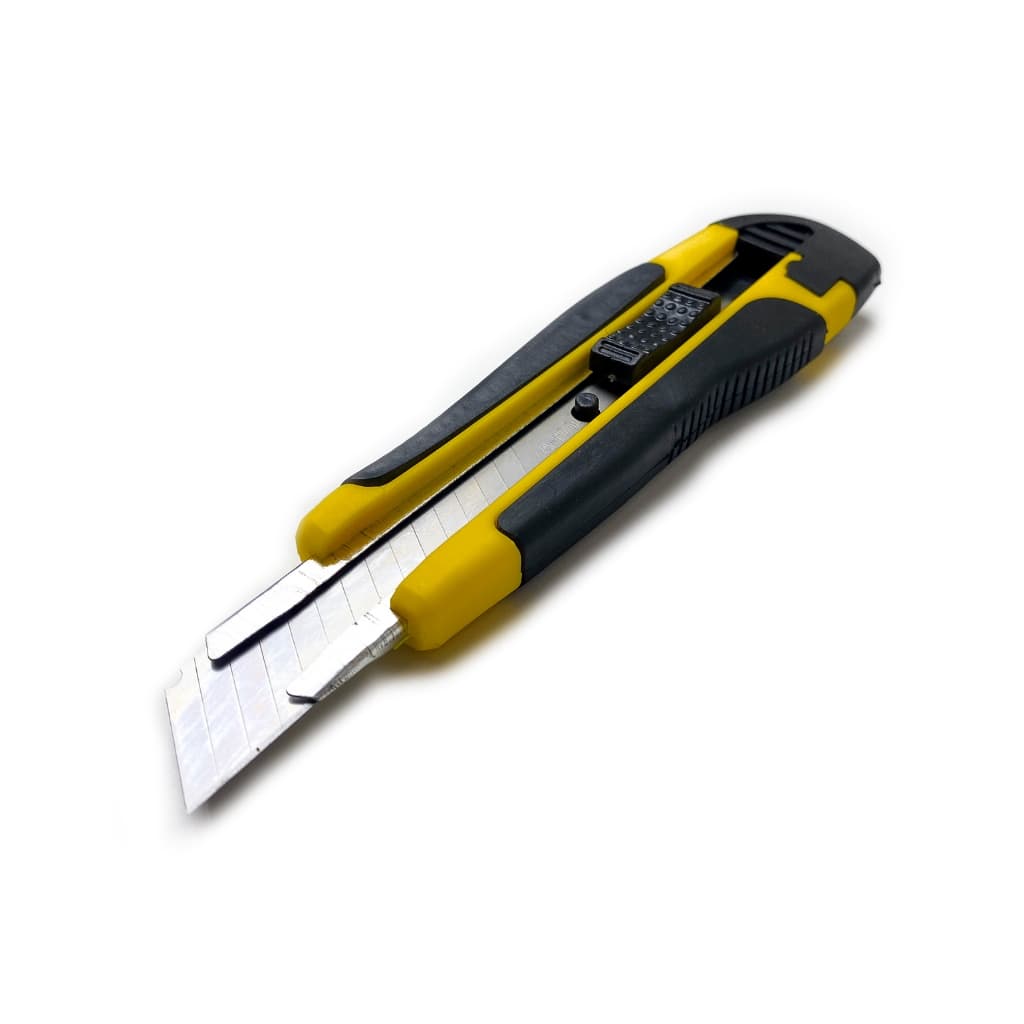 Estilete 18mm Resitente Profissional Com Cabo Emborrachado