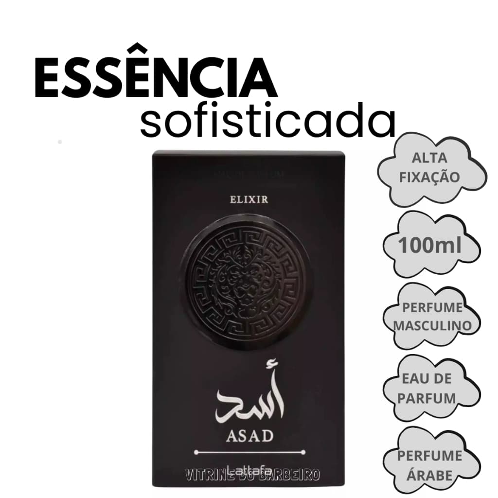 Perfume Masculino Árabe Asad Elixir 100ml Eau De Parfum!!!!!