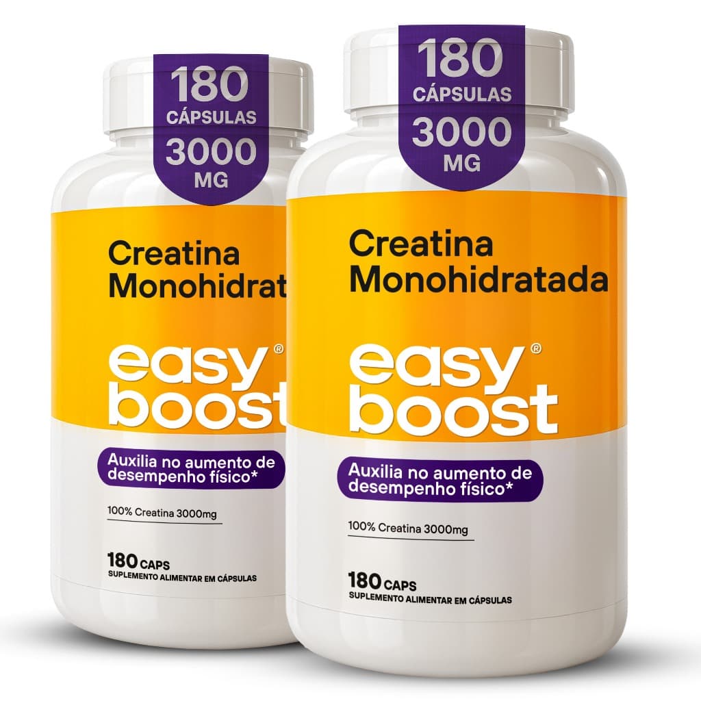 Creatina Monohidratada Cápsulas Kit 2x 360 Caps Creatina Pura Original