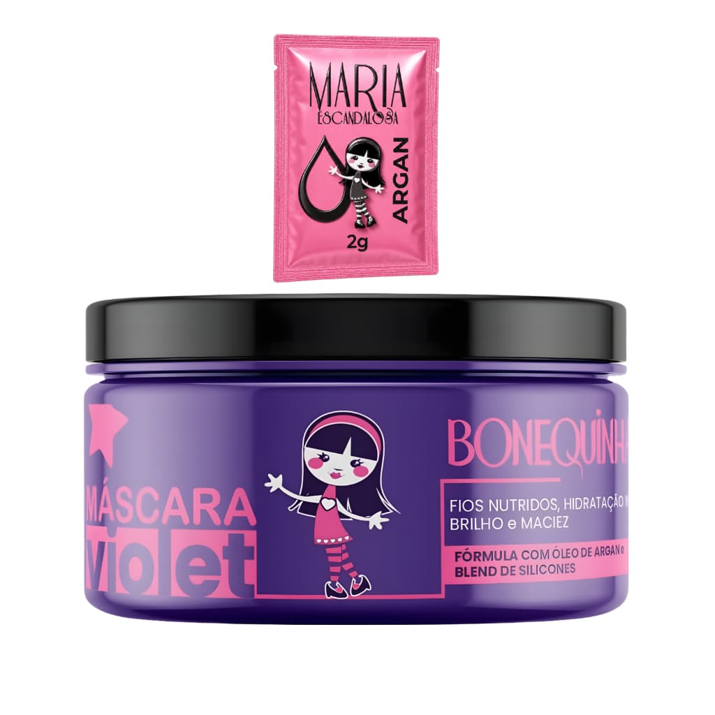 Máscara Btox Violet 250g Bonequinha Escandalosa