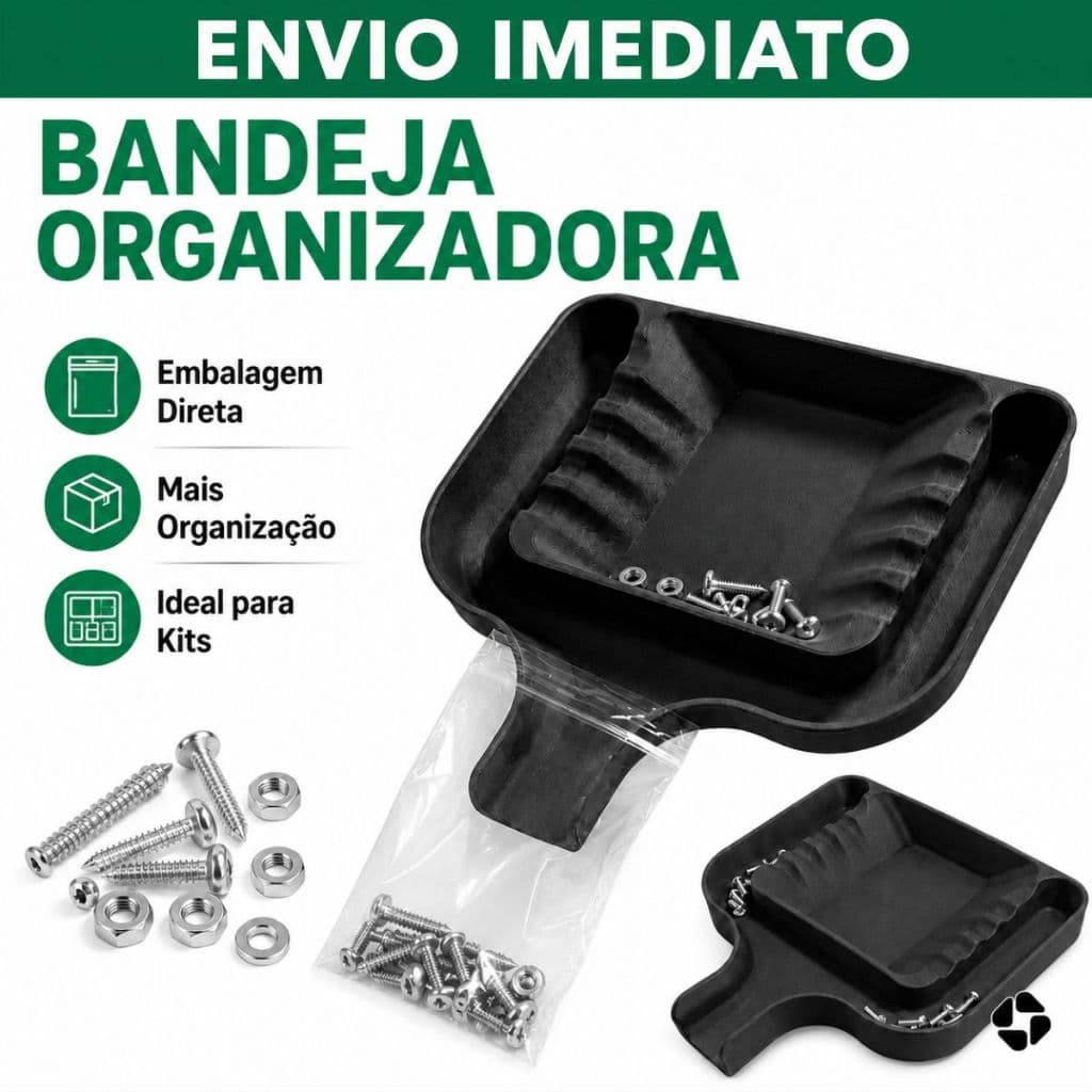 Bandeja Organizadora Parafusos Porcas Arruelas Com Bico Para Embalagem Kits