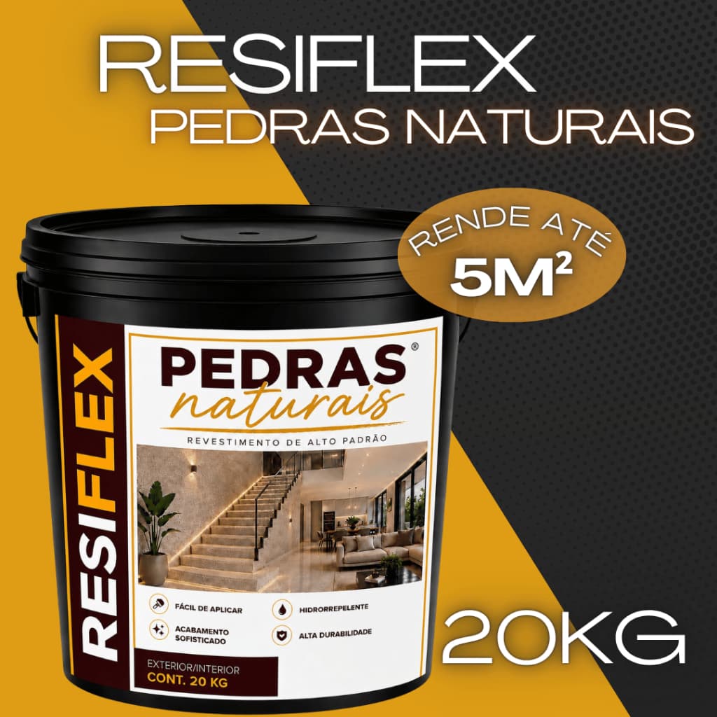 Revestimento Pedras Naturais 20kg Efeito Pedra Decorativo Para Parede Fachada Muro Sala e Gourmet