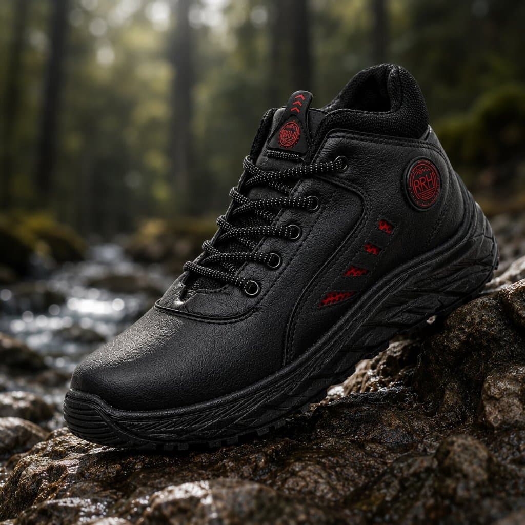 Bota Adventure Masculina Cano Baixo Tratorada Leve Confortável Antiderrapante