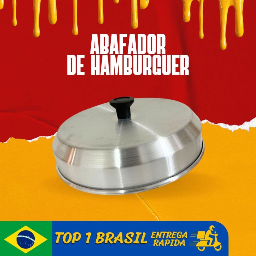 Abafador de Hamburguer com pomel que não esquenta