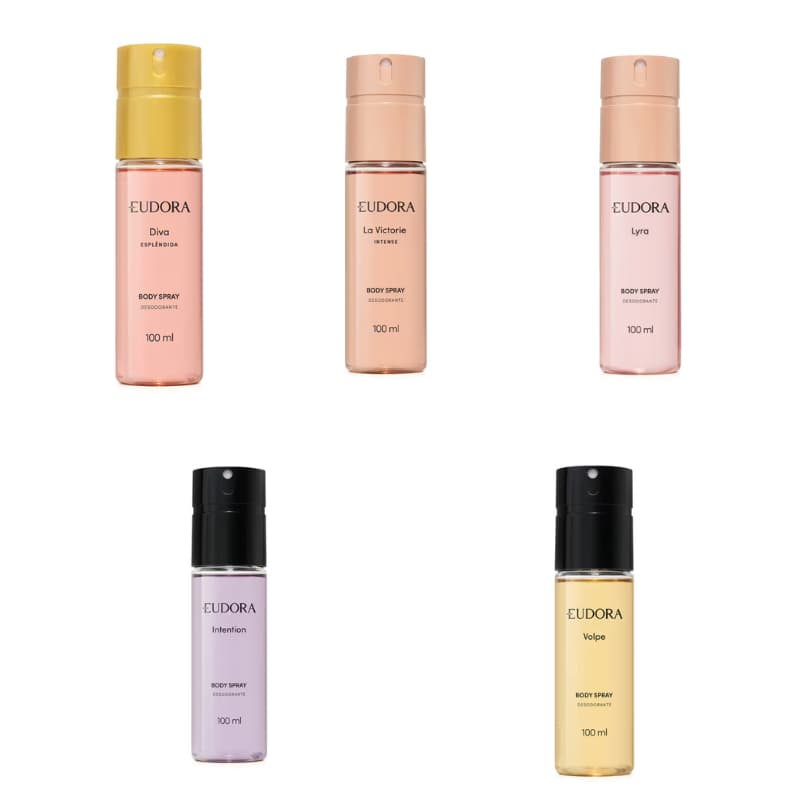 Body Spray Desodorante Eudora Feminino ou Masculino