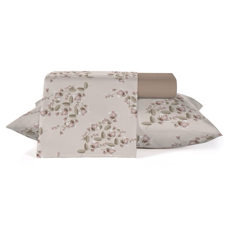 Jogo Roupa de Cama King Duplo, 100% algodão 150 fios Teka Diamante Amanhecer