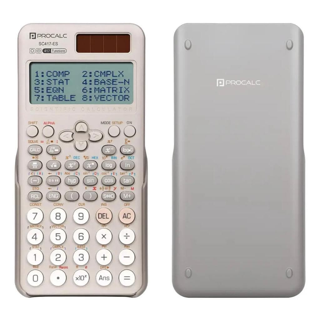 Calculadora Cientifica Procalc Sc417es 417 Funções Dualpower
