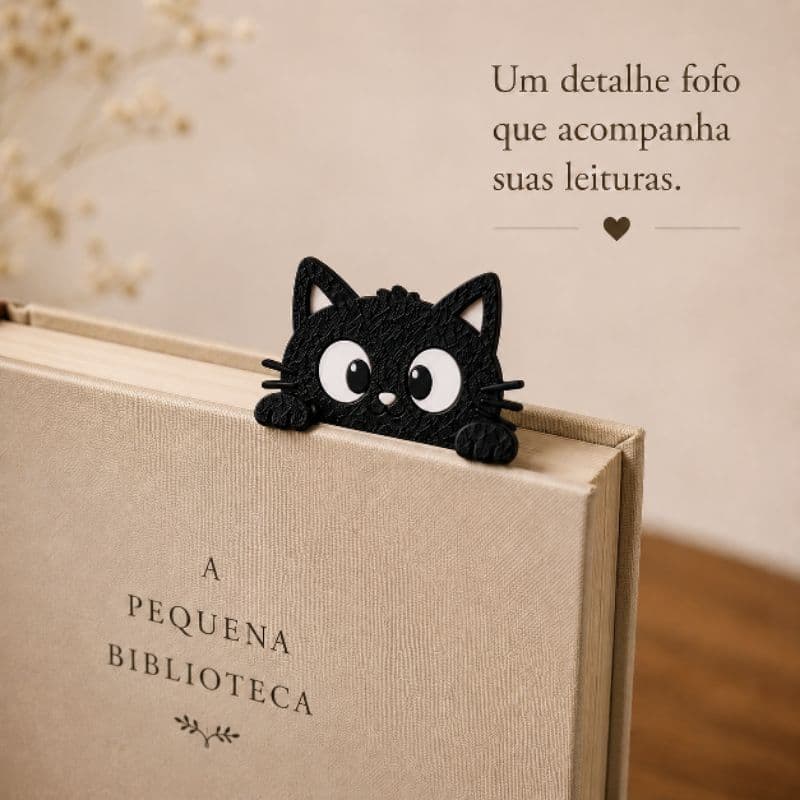Kit Marcador de Página Coleção Gatinhos Variados para Livros Agendas Caderno Planner Pet