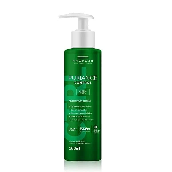 Puriance Control Limpeza Facial Peles Mistas e Oleosas - 300ml