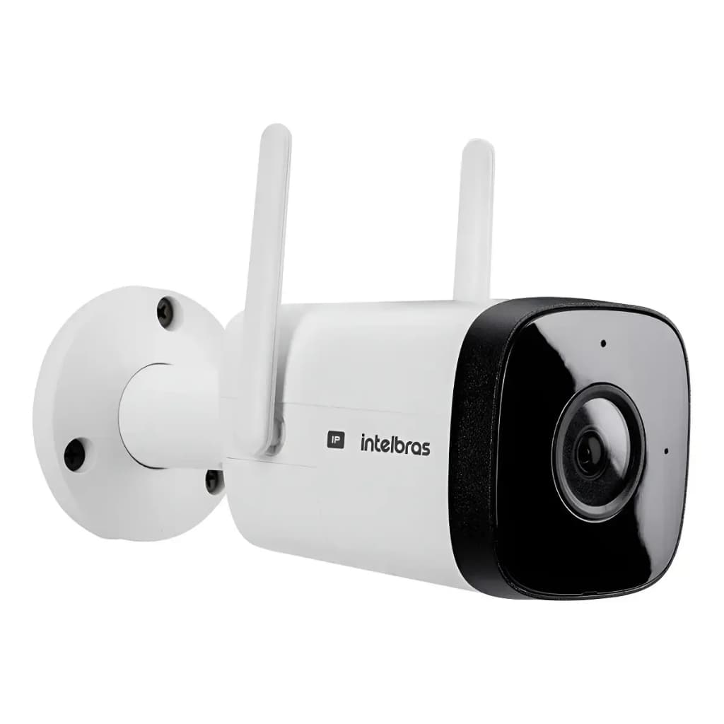 Câmera Segurança IP WiFi Intelbras 4MP VIPW 1430B Infravermelho Segurança IP67 bullet Com Microfone