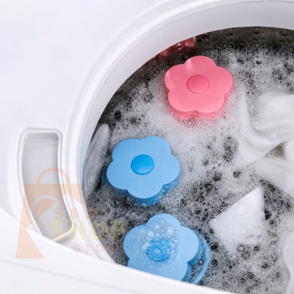Filtro Coletor de Pelos e Fiapos Flutuantes para Máquina de Lavar – Reutilizável Anti Fiapos