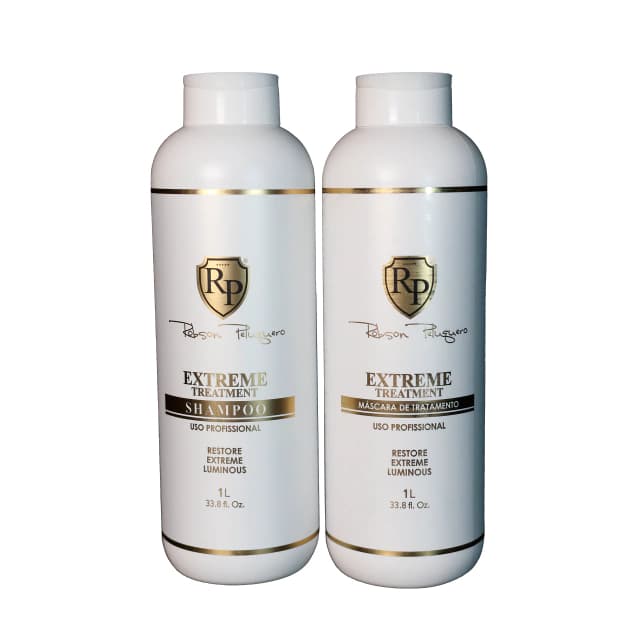 Kit Extreme Treatment 1 Litro (Shampoo + Máscara) Robson Peluquero