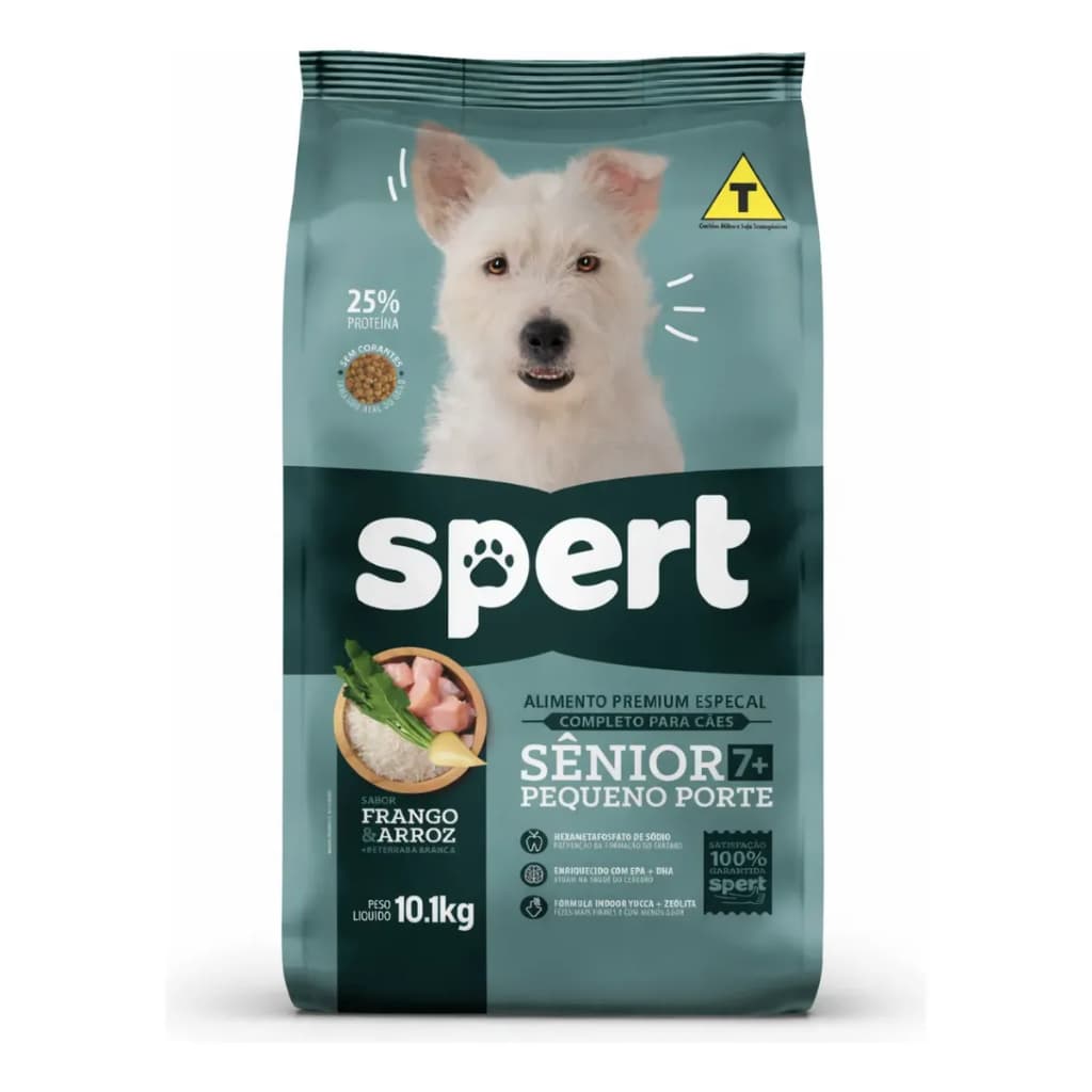 🐶 Ração Spert Sênior Porte Pequeno Frango Arroz 10kg