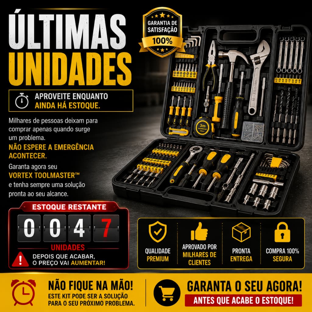 Kit Ferramentas 200 Peças Completo Maleta Organizadora Profissional Aço Resistente Multifuncional
