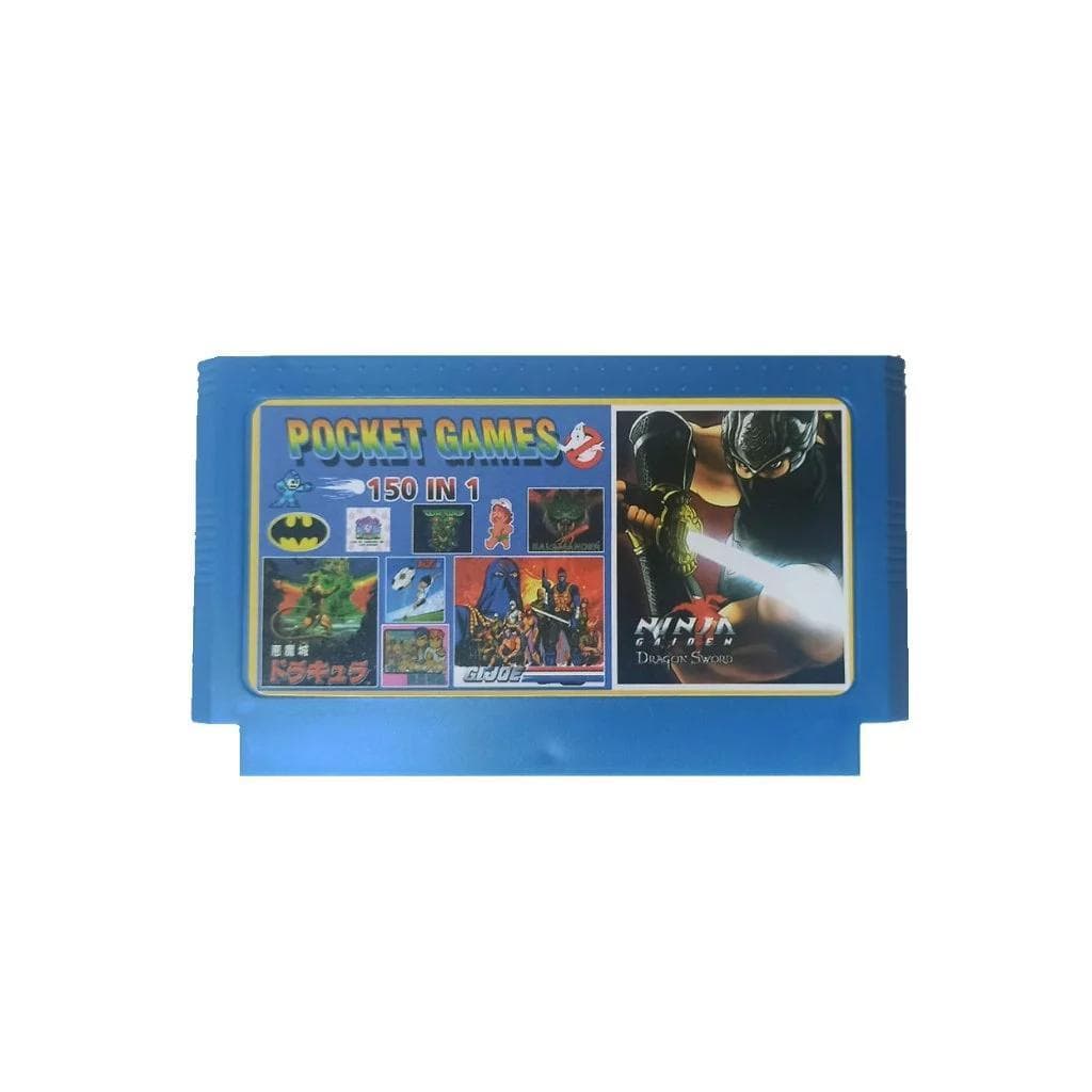 Cartucho 150 In 1 Games Com 60 Pinos Nintendinho Dynavision
