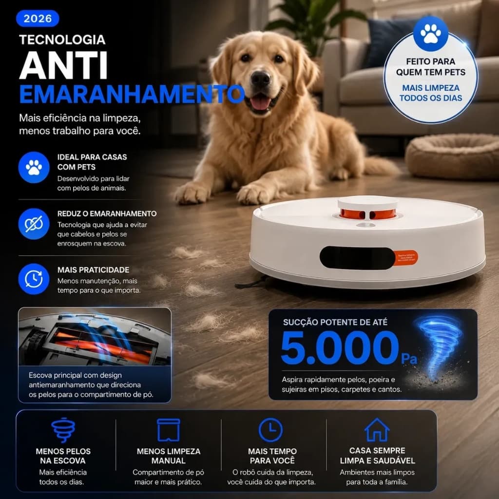 Xiaomi S40c - Novo Modelo 2026 C/ Mapas 3d Alexa Wi-fi