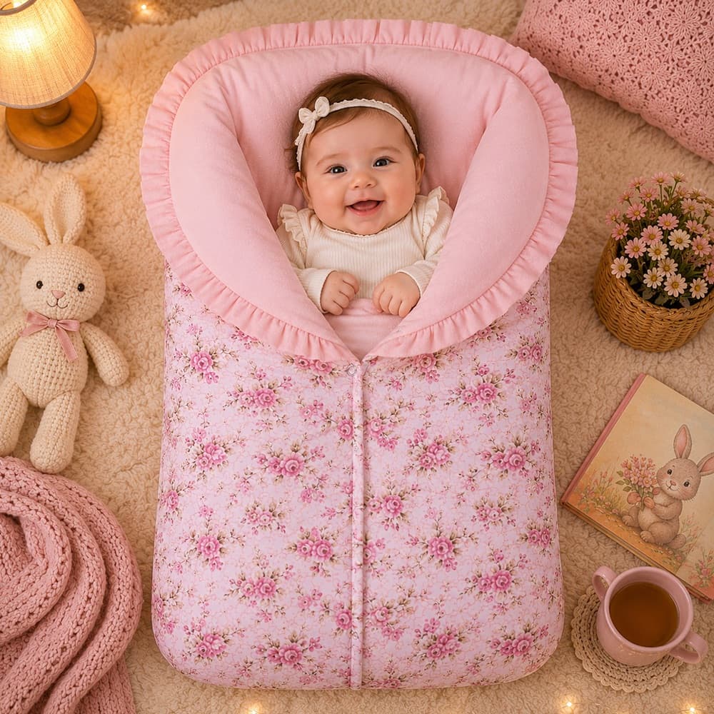 Porta Bebê Saco de Dormir Inverno Aconchego Baby
