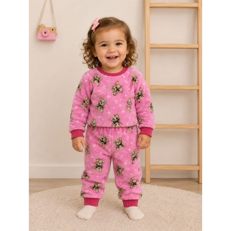 conjunto fleece infantil menina,conjunto menina inverno,conjunto plush menina,roupa infantil menina,roupa bebe menina