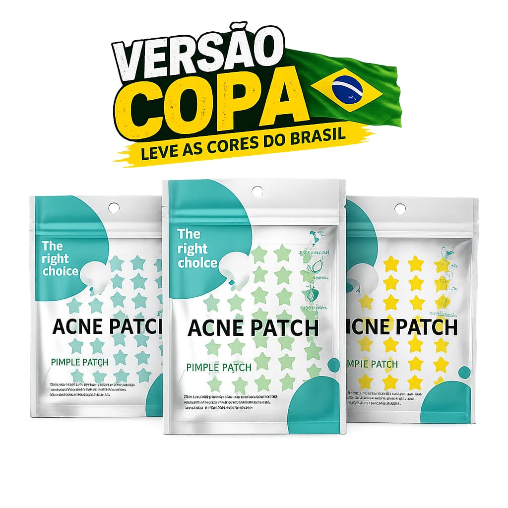120-240 Adesivo Seca Espinha Copa Brasil Verde Amarelo