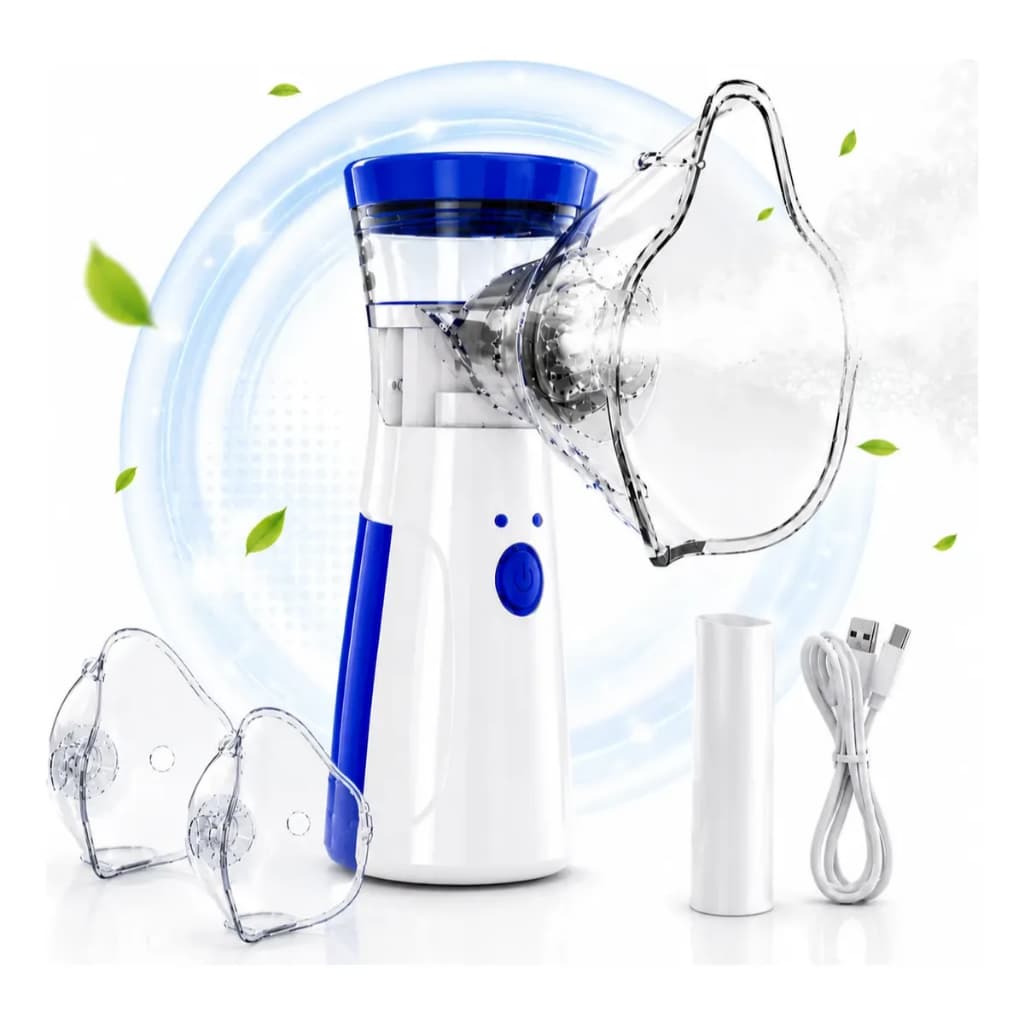 Inalador Nebulizador Portátil Silencioso Uso Infantil Adulto Aparelho Ultrassônico Compacto Usb