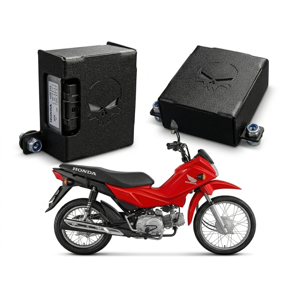 Protetor de Modulo Cdi Anti Roubo Pop 110 2016 Até 2024 Reforçado