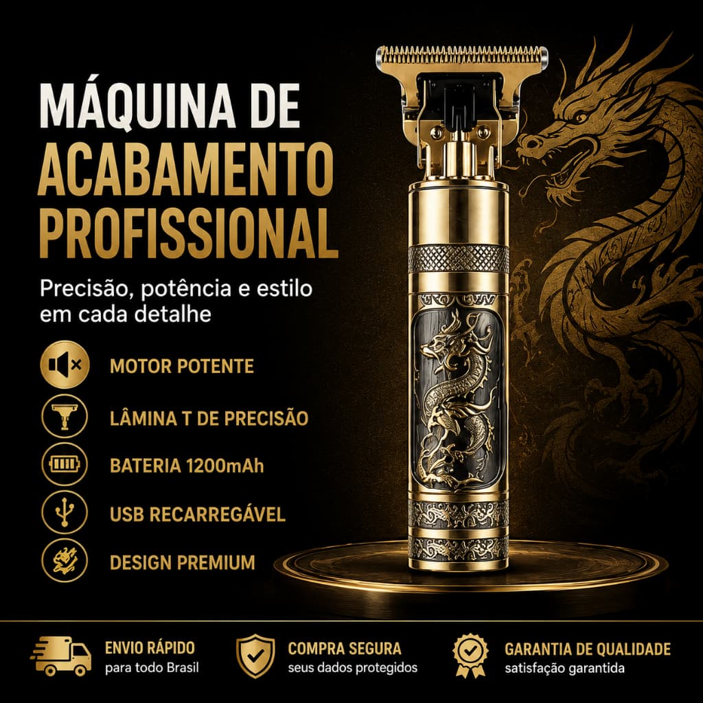máquina de cortar cabelo e Aparar Pelos Corpo Perna Sem Fio Profissional