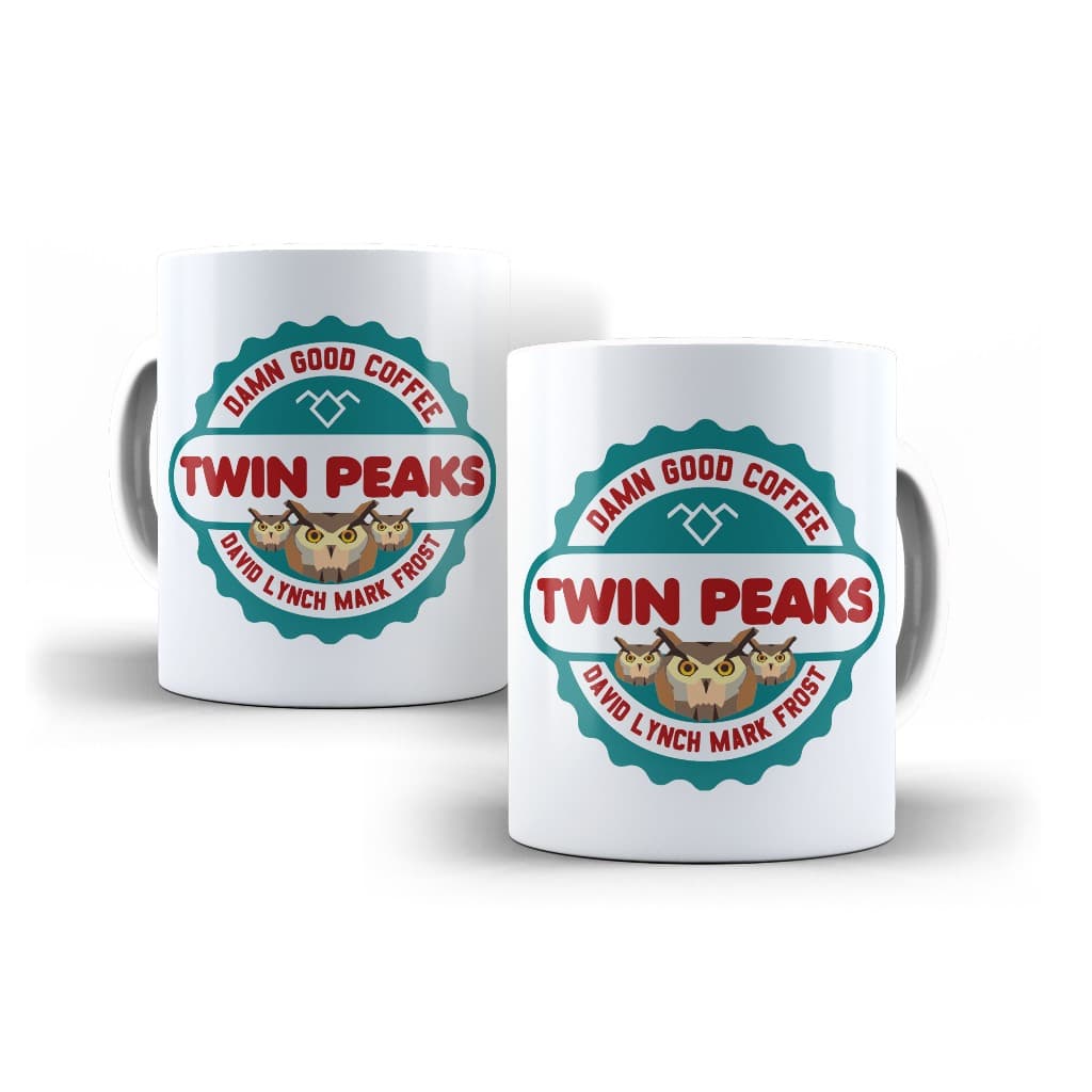 Caneca De Cerâmica Twin Peaks Damn Good Coffee
