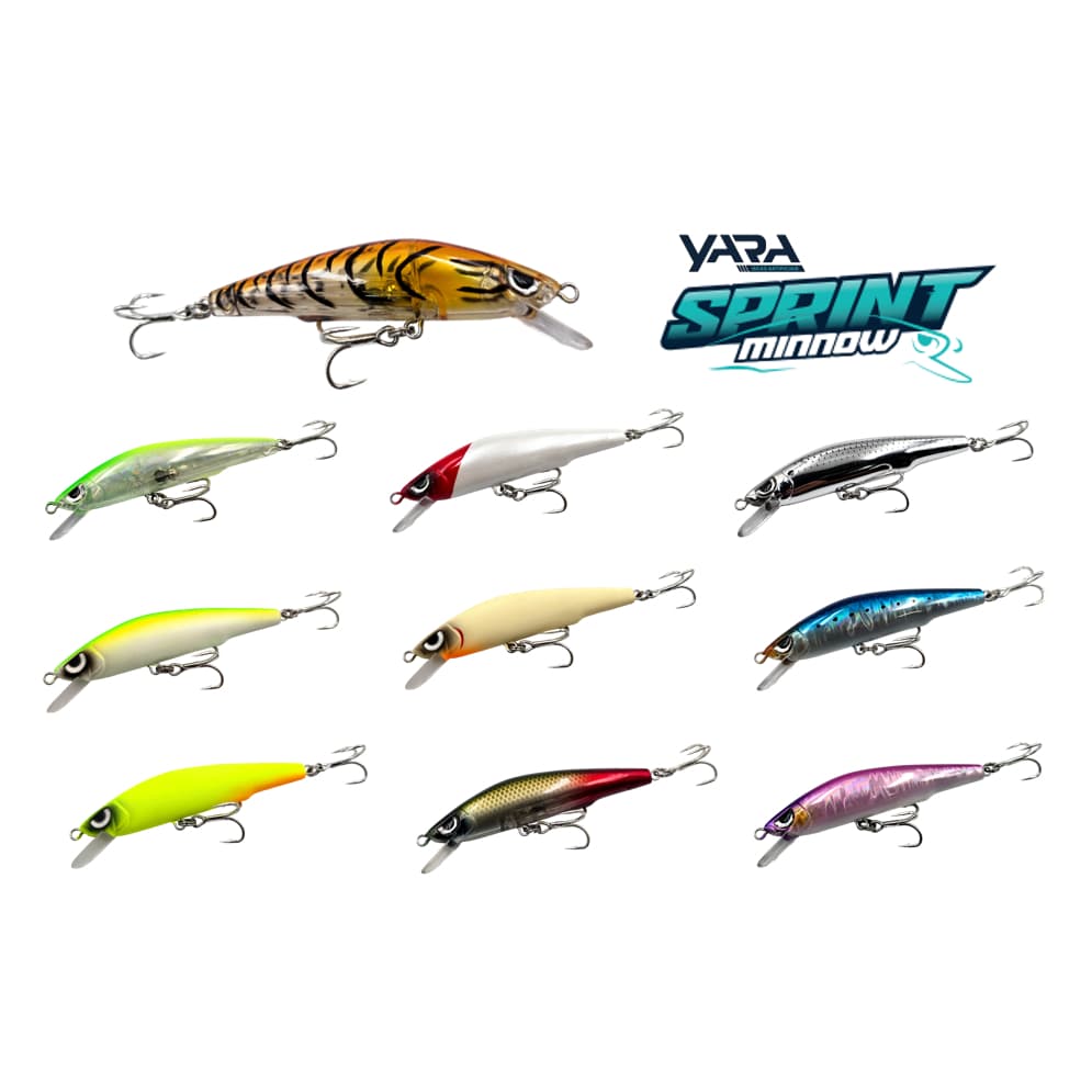 Isca Artificial Sprint Minnow 7 cm Yara - Varias Cores By Eduardo Monteiro