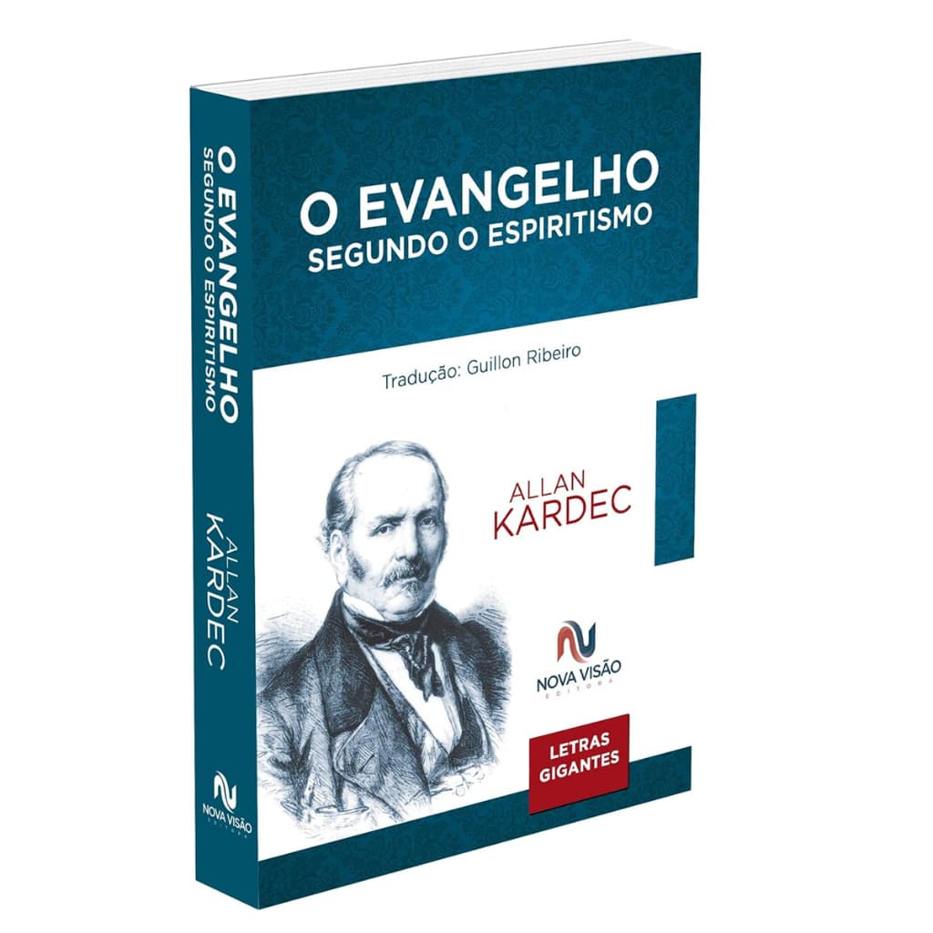 Livro O Evangelho Segundo O Espiritismo - Letras Gigantes, De Allan Kardec, Nova Visão Editora