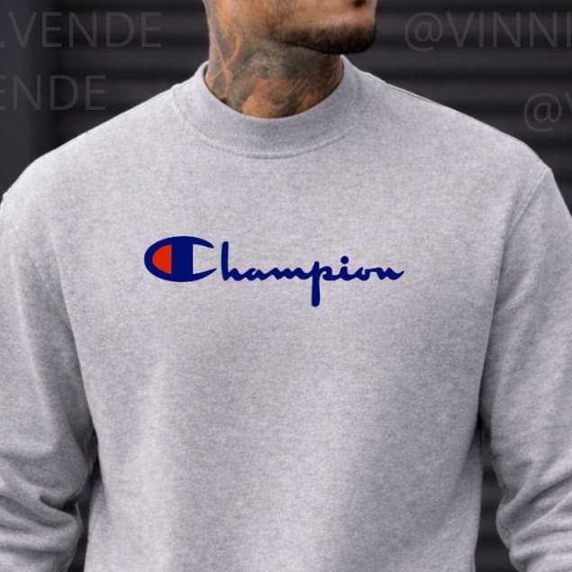 Moletom Estilo Ch4mp1on Masculino Premium Algodão Conforto Casual Top