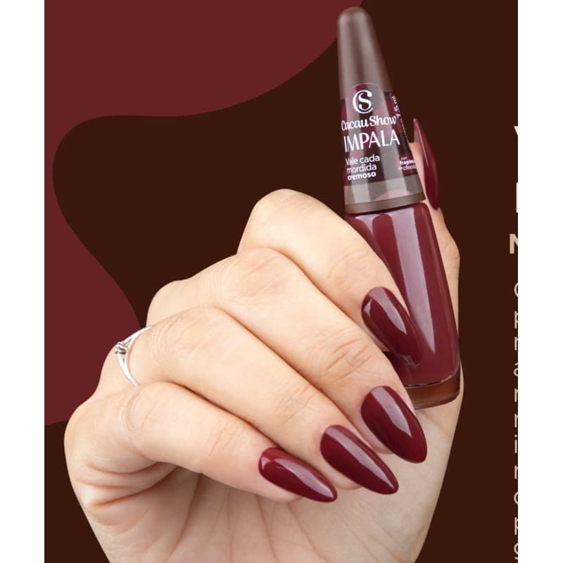 Esmalte Impala Cacau Show Cremoso Vale Cada Mordida
