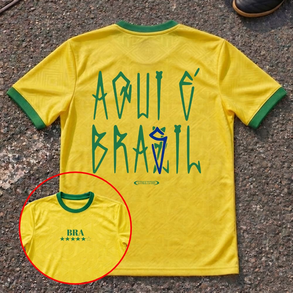 Camiseta Unissex Streetwear Selecao Brasileira Copa do Mundo Camisa Torcedor Brasil Amerela e verde, Canarinho ao G1