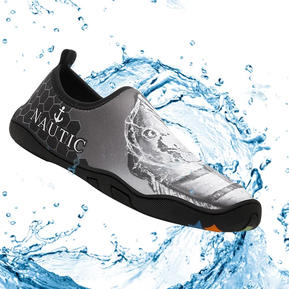 Sapatilha Náutica Aquática Pesca Leve Unissex Neoprene Peixe Tucunaré Via Livre Borracha  Praia Ciclismo Bike Trilha
