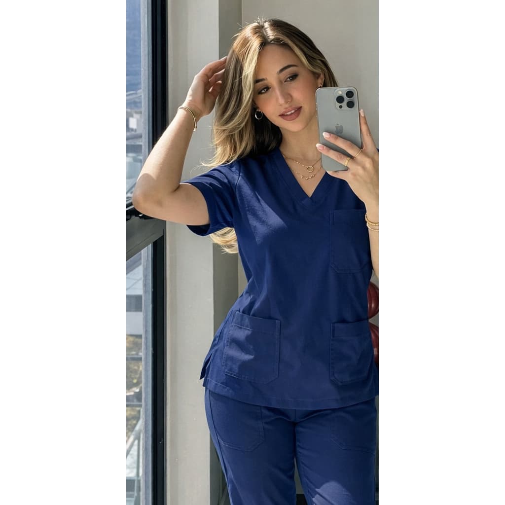 Pijama Cirúrgico Premium – Brim Leve 100% Algodão