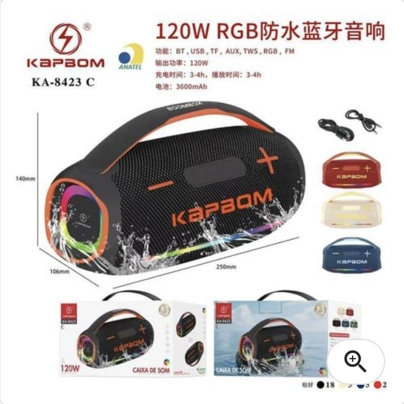 SOM BT RGB 120W KAPBOM KA-8423C