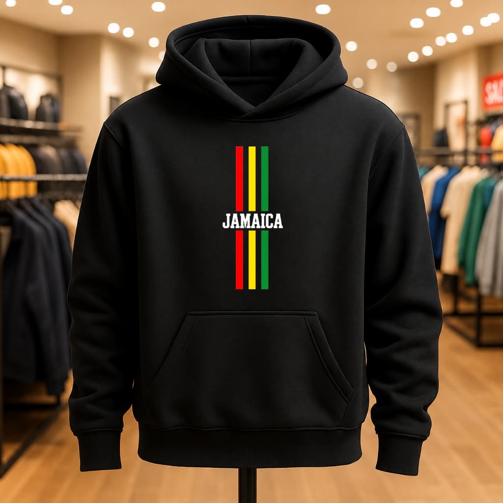 Moletom Blusa De Frio Casaco Adequado Jamaica 3 Listra