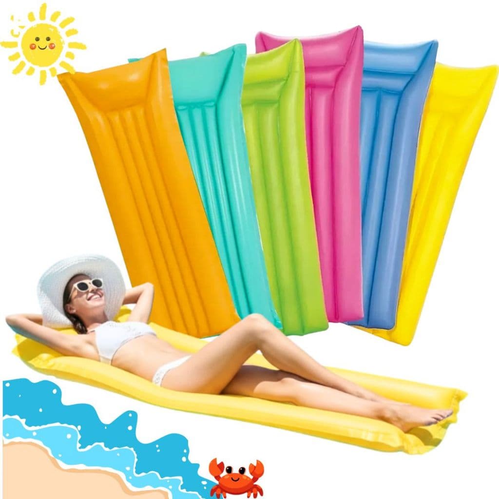 Boia Colchão Inflável Grande Adulto Flutuador Piscina Praia Relaxante Bronzeador Verão