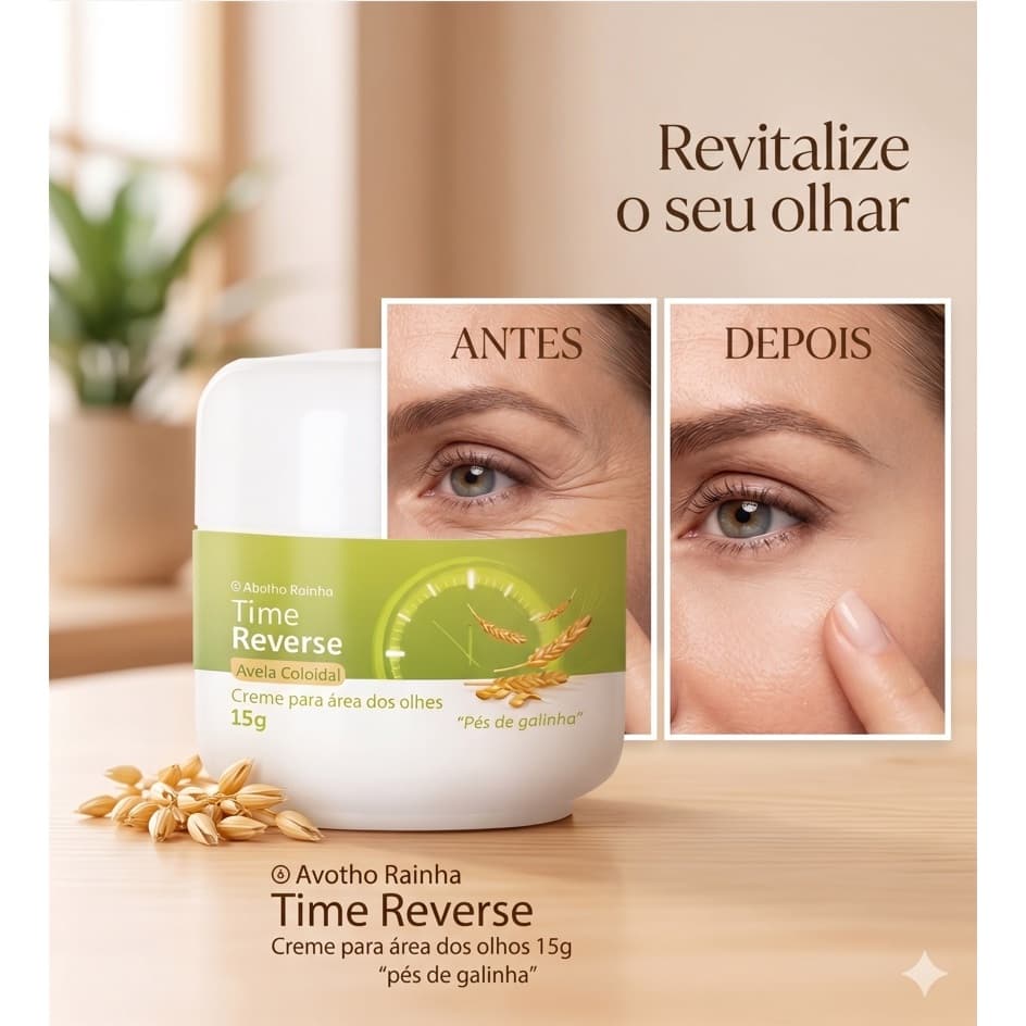 Time Reverse - Creme Para Áreas dos Olhos - 15g - Abelha Rainha