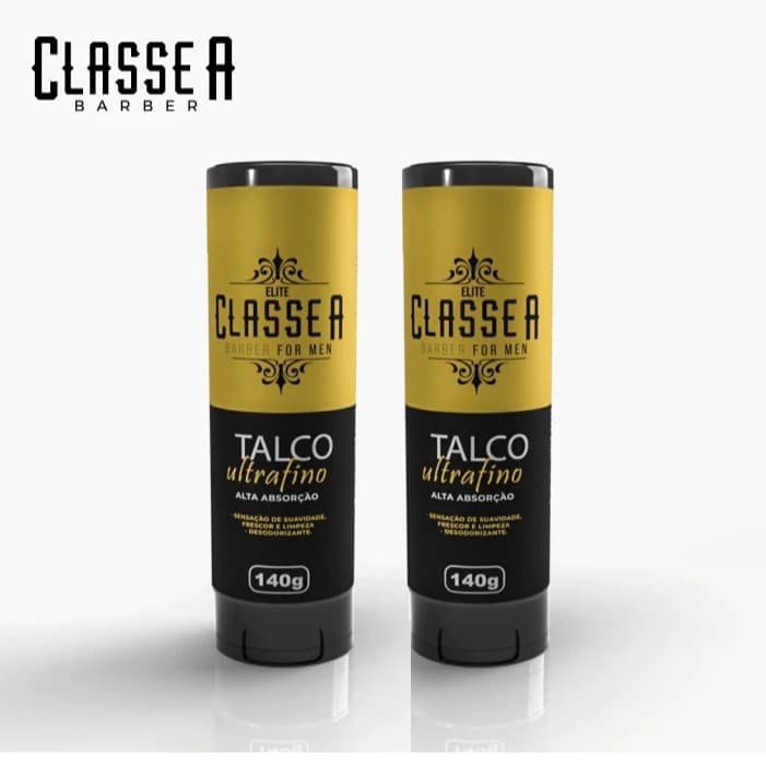 TALCO ULTRAFINO MENTOLADO CLASSE A BARBER 140G